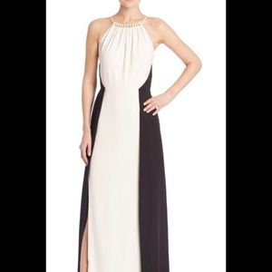 Halston Heritage Black and White Dress for sale